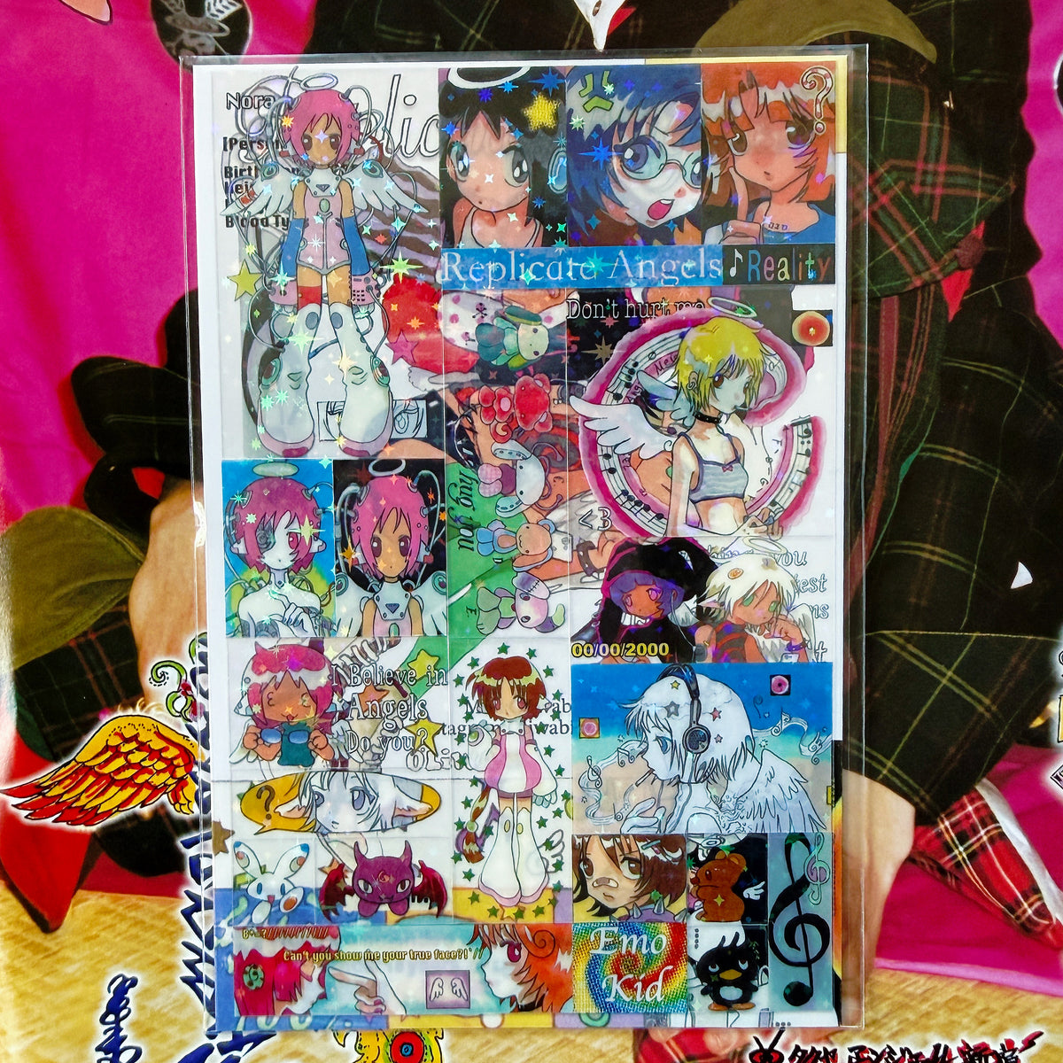 "Replicate Angel" sticker sheet - OLIWA