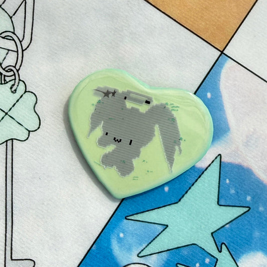 "Heart angel" badge - alldollscode