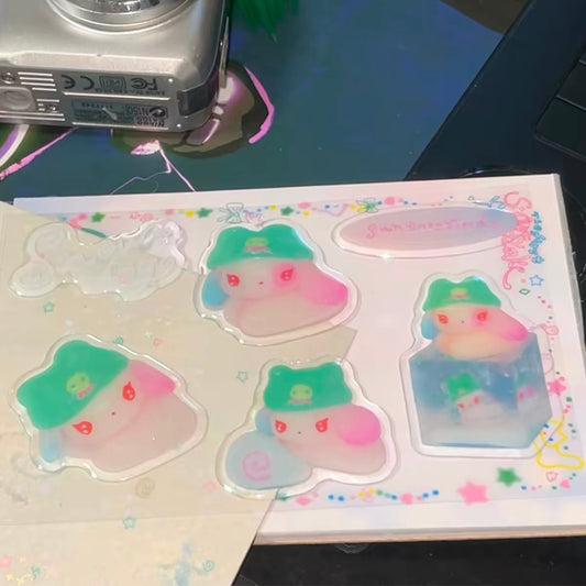"Snow dog" sticker sheet - Sunonebird