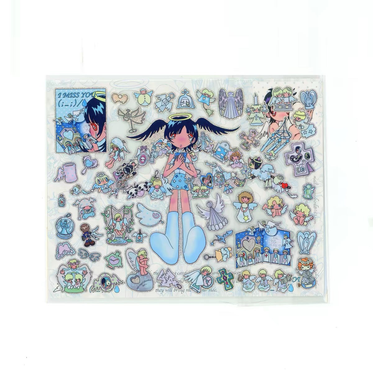 "The angel" sticker sheet - Sunonebird