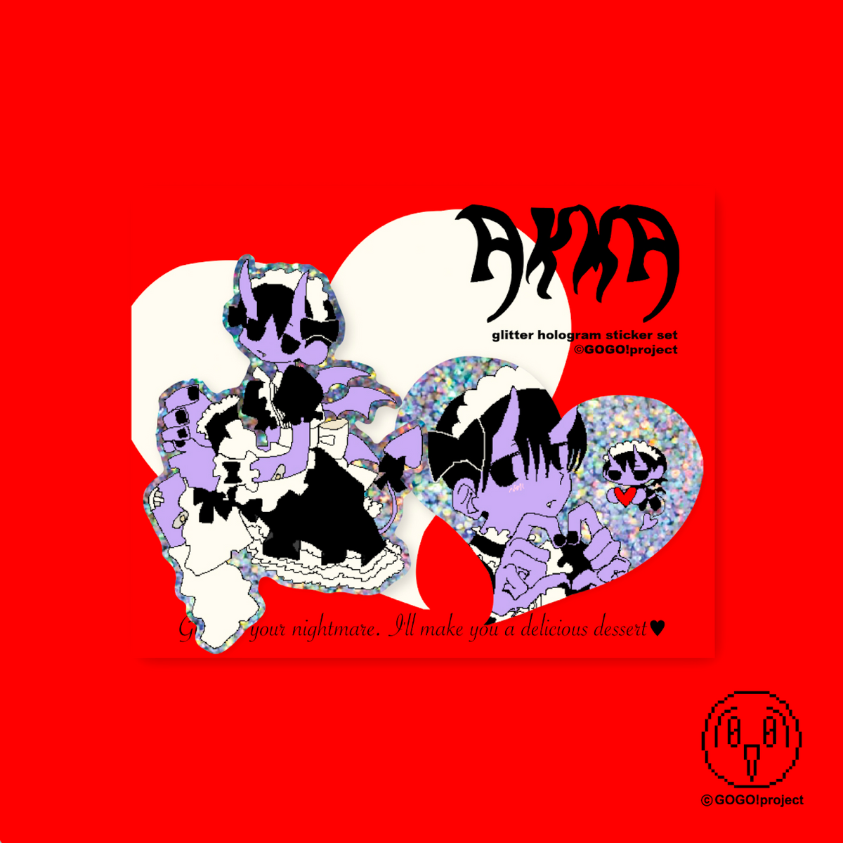 "AKMA ❤︎" sticker pack - GOGO!Project