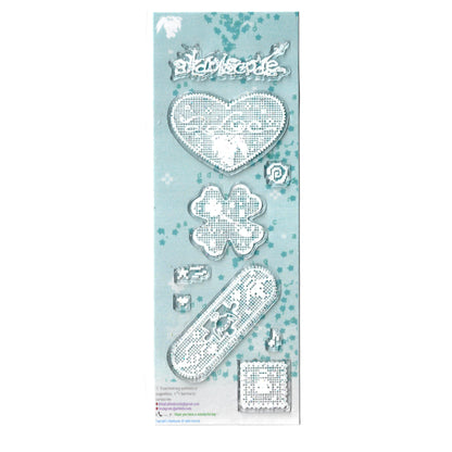 "Lace angel" sticker sheet - alldollscode