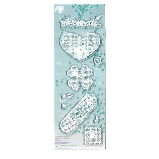 "Lace angel" sticker sheet - alldollscode