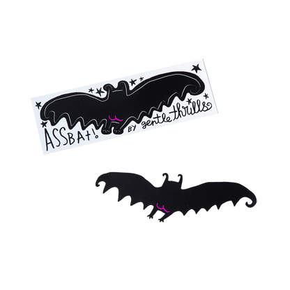 Assbat sticker - gentle thrills