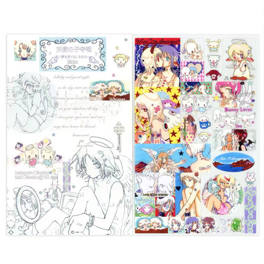 "Angel's lullaby" sticker sheet - OLIWA