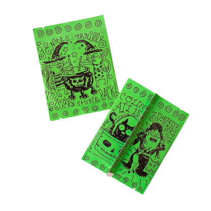 Mystery halloween sticker pack - gentle thrills