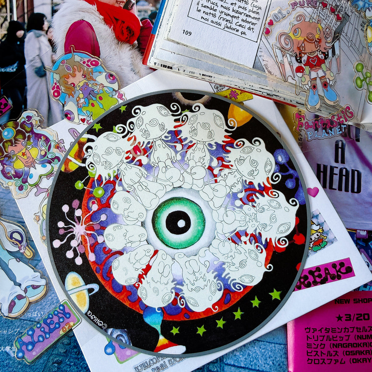 "FREAK 02 CD" sticker pack - OLIWA
