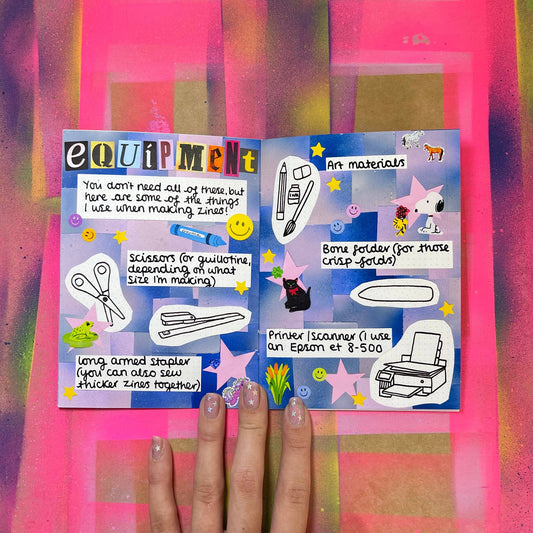 ZINE MAKING 101 ZINE - Eva Malley