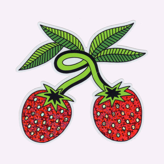 "Strawberries" sticker - Eva Malley