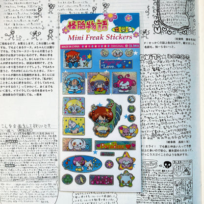 "Weird Story" sticker sheet - OLIWA