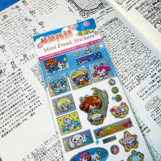 "Weird Story" sticker sheet - OLIWA