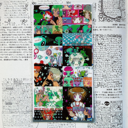 "All of them are Aliens !" sticker sheet - OLIWA