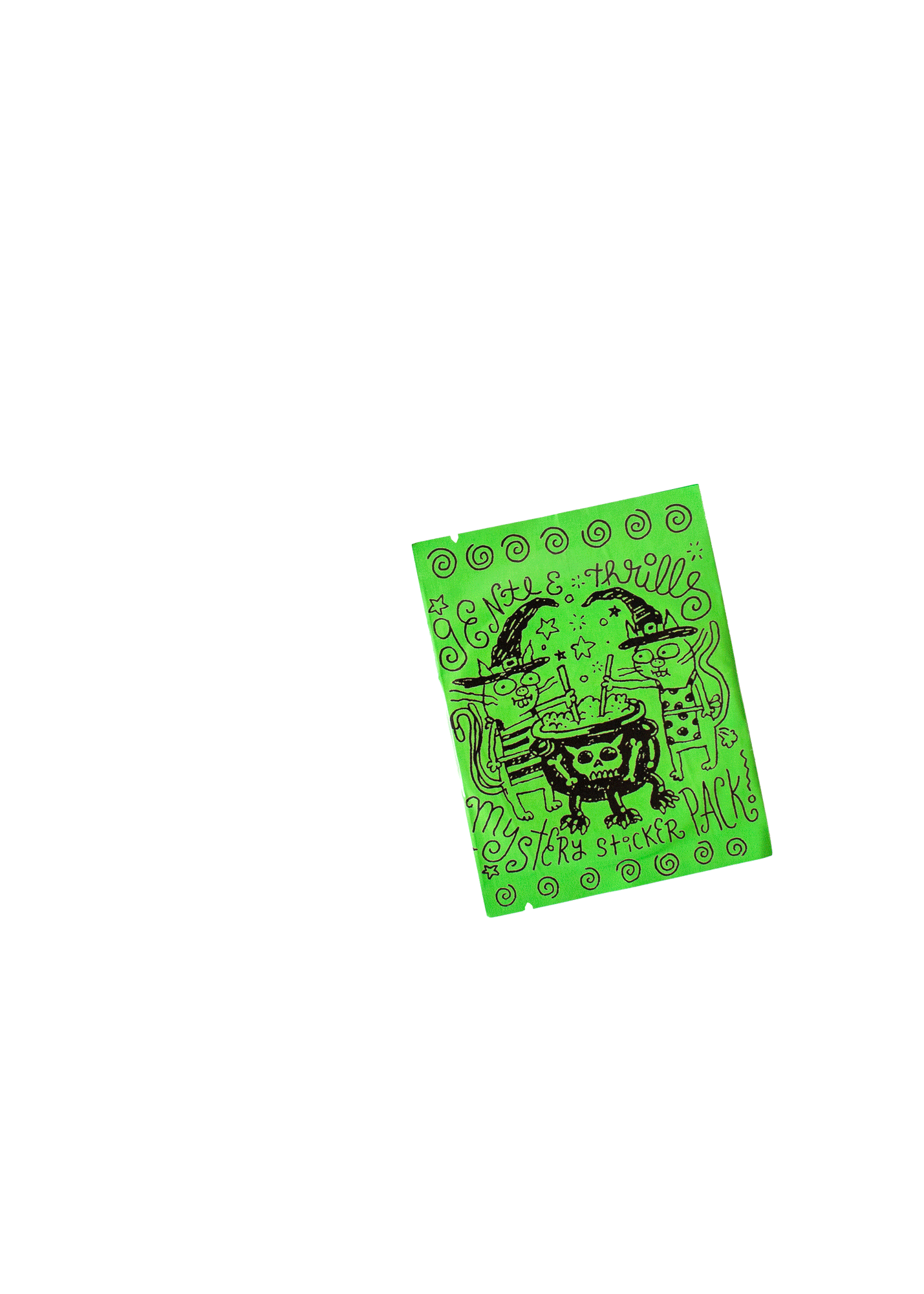 Mystery halloween sticker pack - gentle thrills