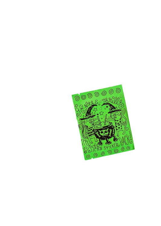 Mystery halloween sticker pack - gentle thrills