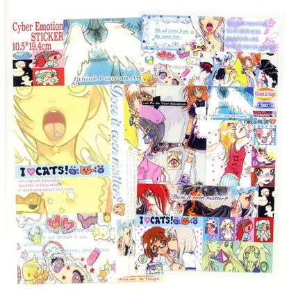 "Cyber Emotions" sticker sheet - OLIWA