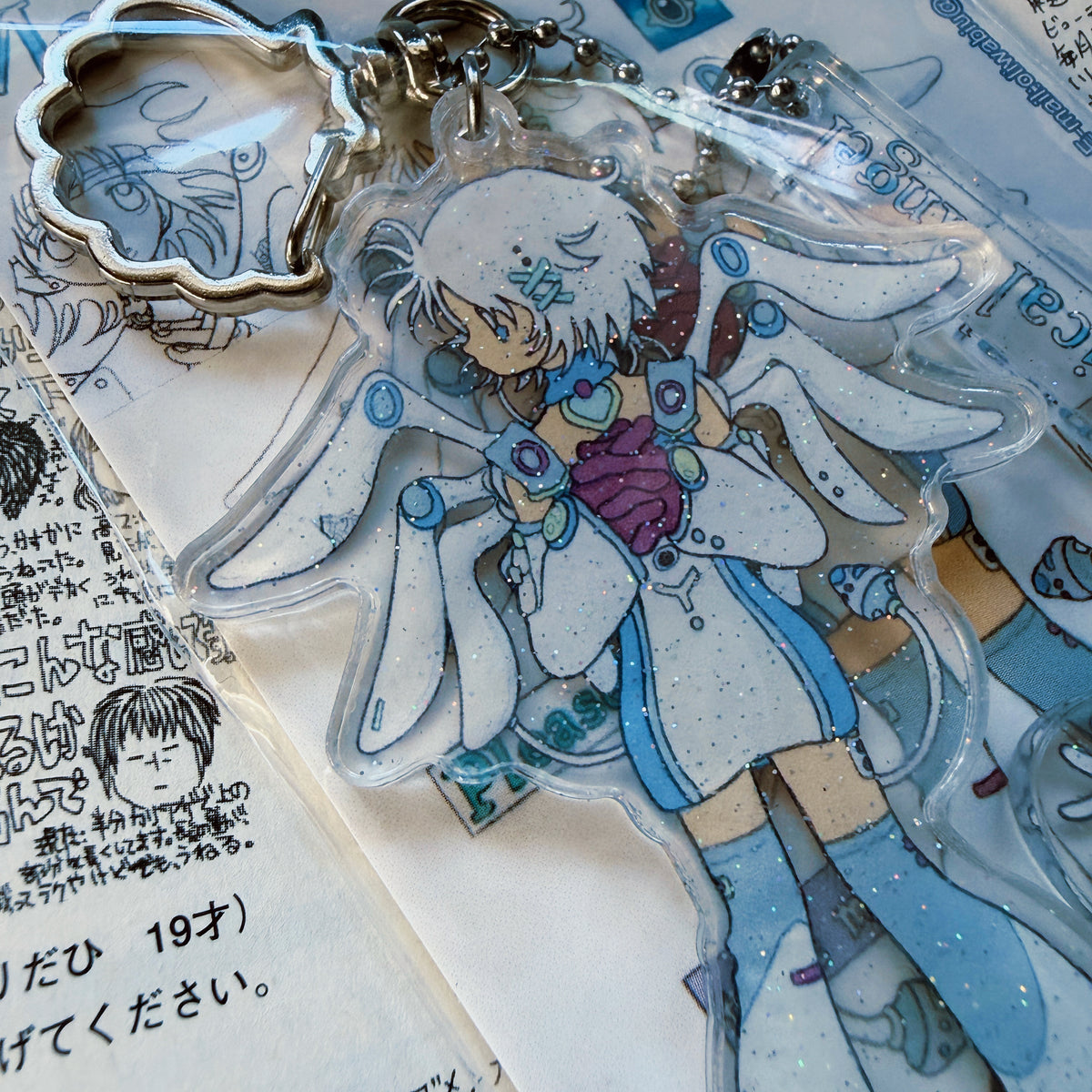 “Mechanical Angel” keychain - Oliwa
