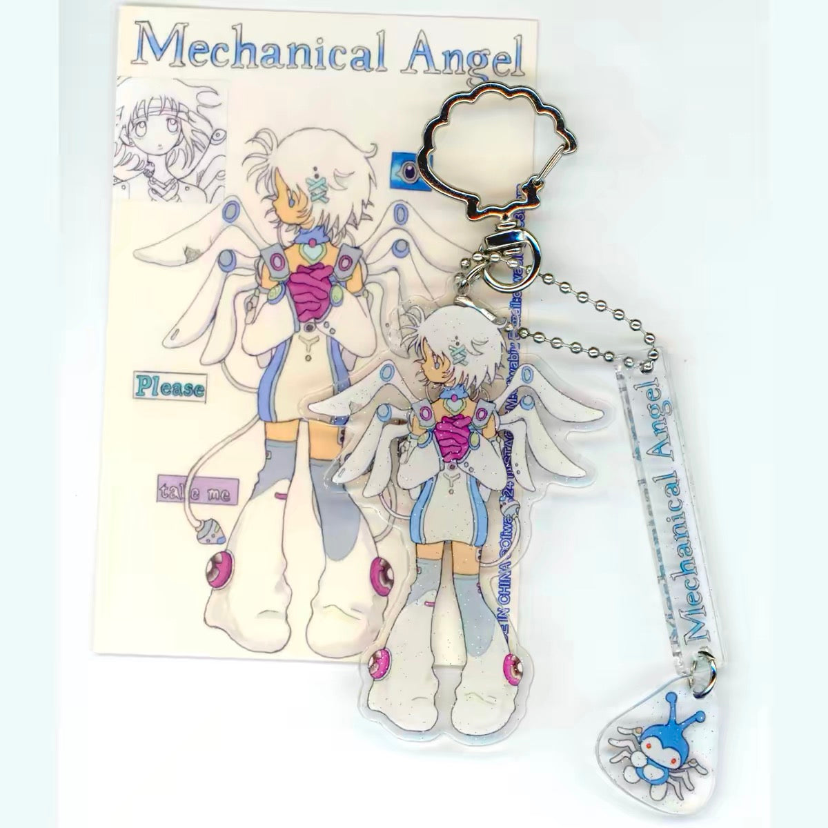 “Mechanical Angel” keychain - Oliwa