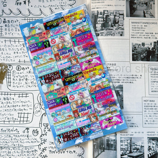 "Internet Invasion" sticker sheet - OLIWA