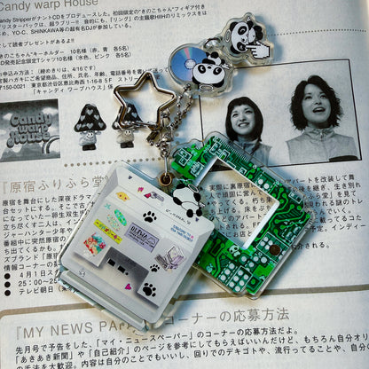 “Mini Panda computer” keychain - Oliwa