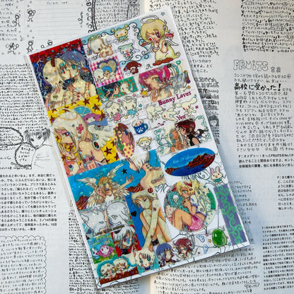 "Angel's lullaby" sticker sheet - OLIWA