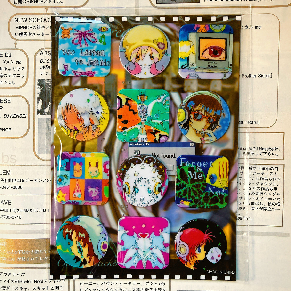 "Lost Dream" sticker sheet - OLIWA