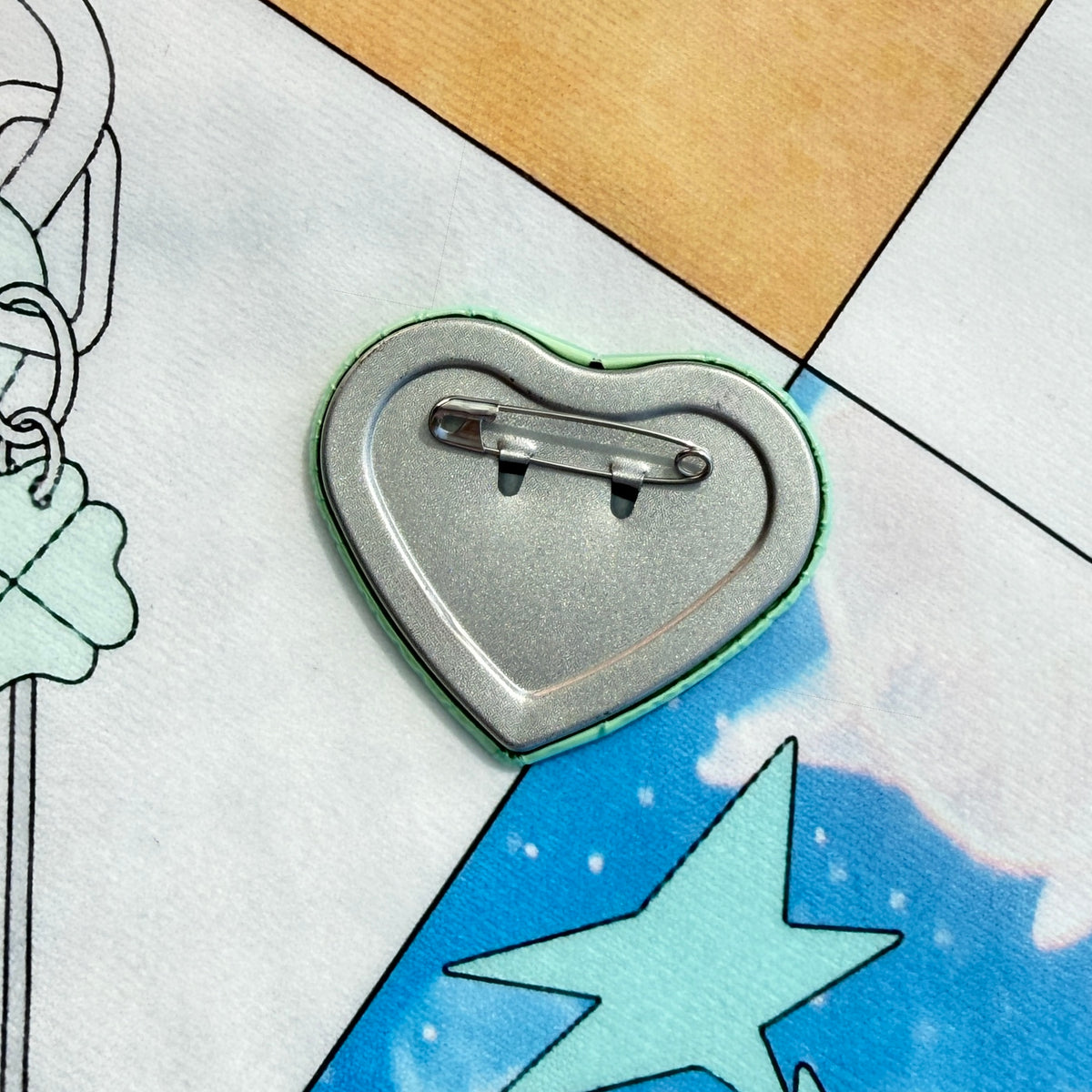 "Heart angel" badge - alldollscode
