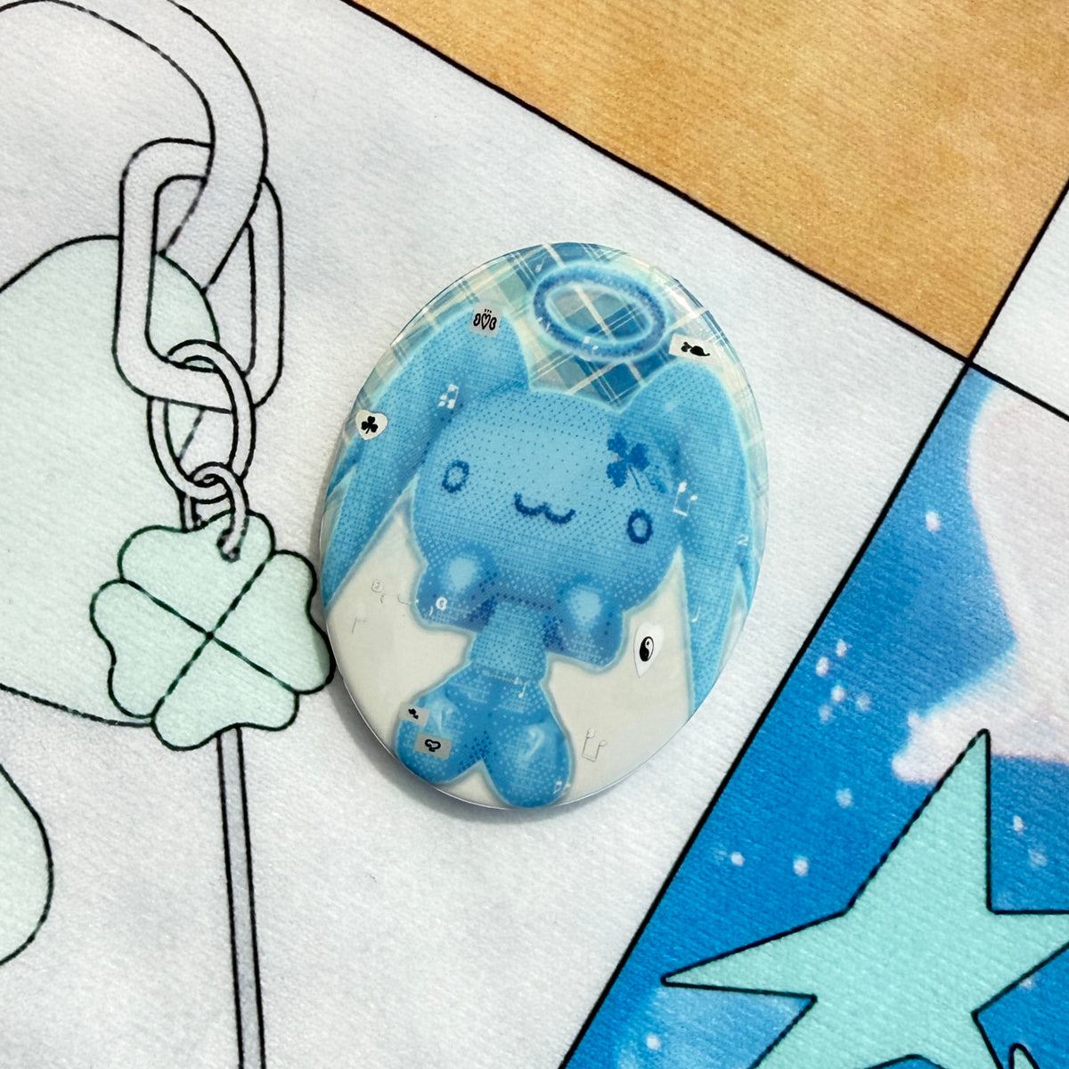 "Big angel" badge - alldollscode