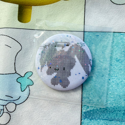 Sparkly badge (choose your design !) - alldollscode