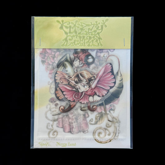 "Enchanted Girls" sticker pack - Fuzzy Land