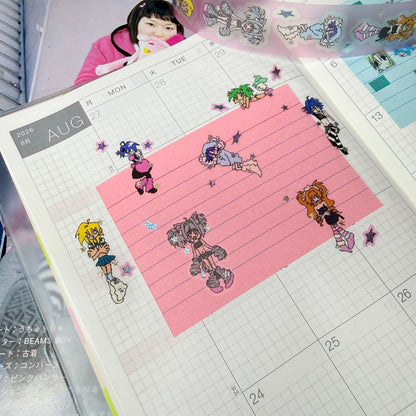 "Boys or Girls" stickers roll tape - GOGO!Project