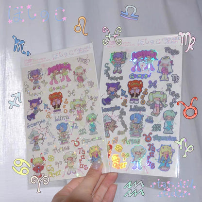 "Star Child" sticker sheet - Sunonebird
