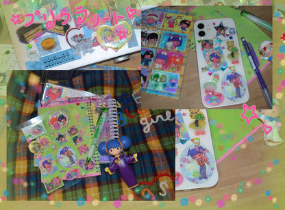"Purikura time" sticker sheet - Sunonebird