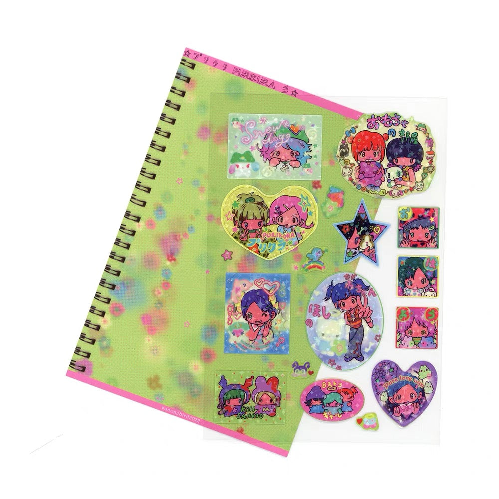 "Purikura time" sticker sheet - Sunonebird