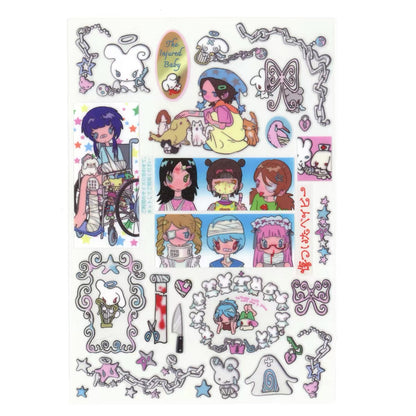 "Injured baby" sticker sheet - Sunonebird