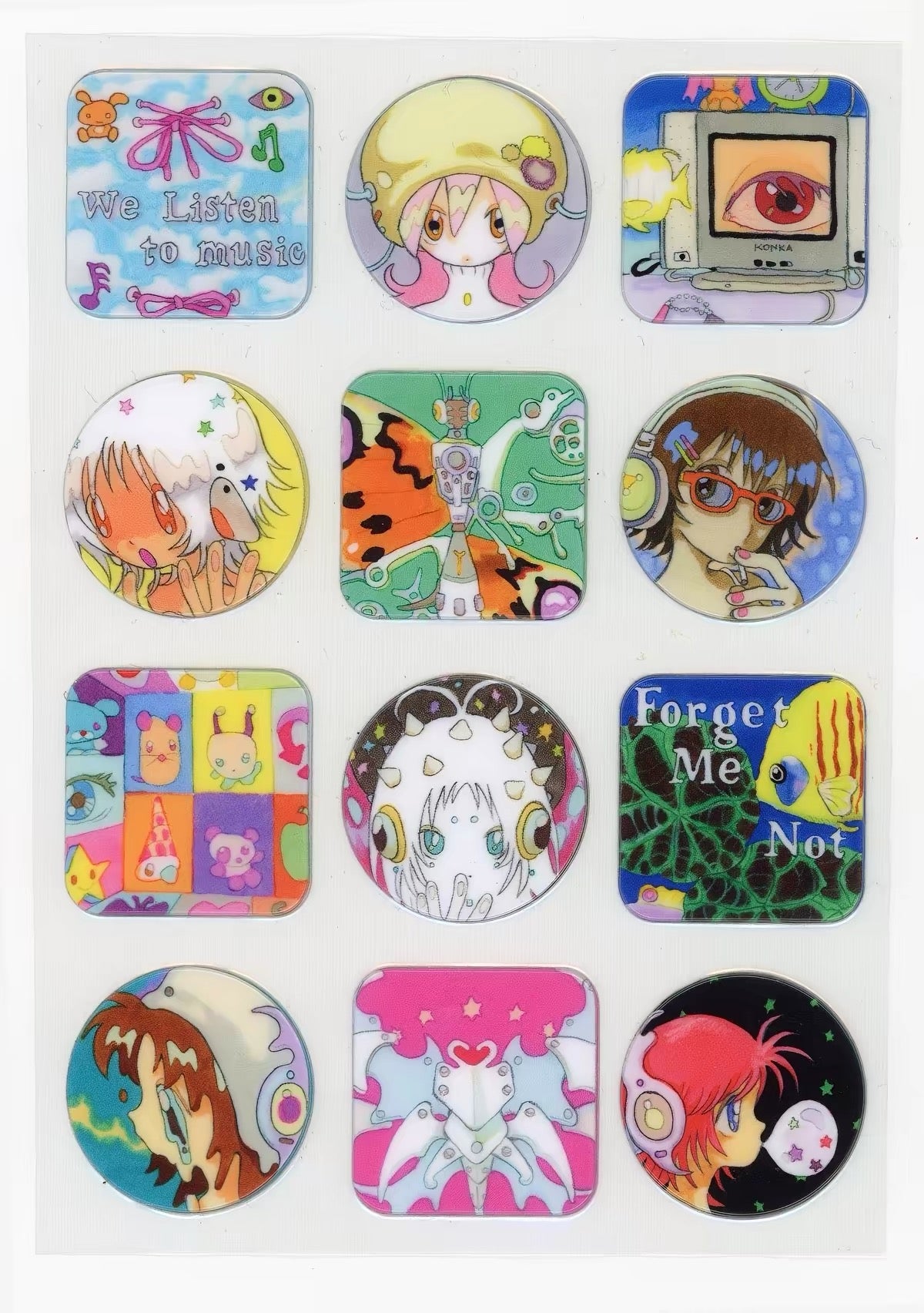 "Lost Dream" sticker sheet - OLIWA