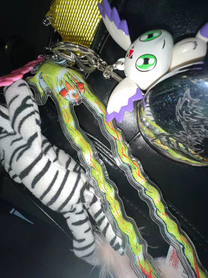 "Braid claws girl" keychain - Mewgodow