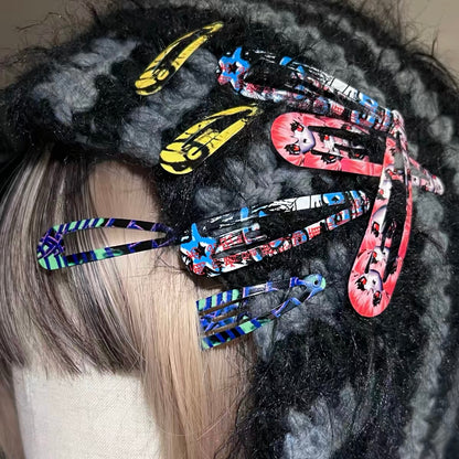 "Strange core" hair clips - Mewgodow
