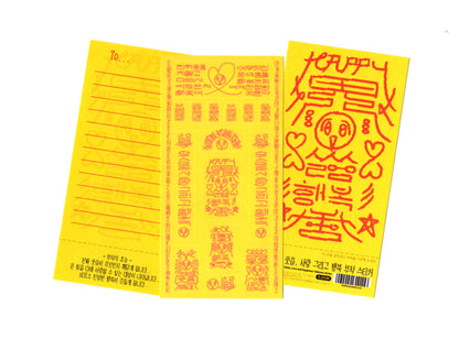 "SMILE, LOVE, HAPPY" talisman stickers - GOGO!Project