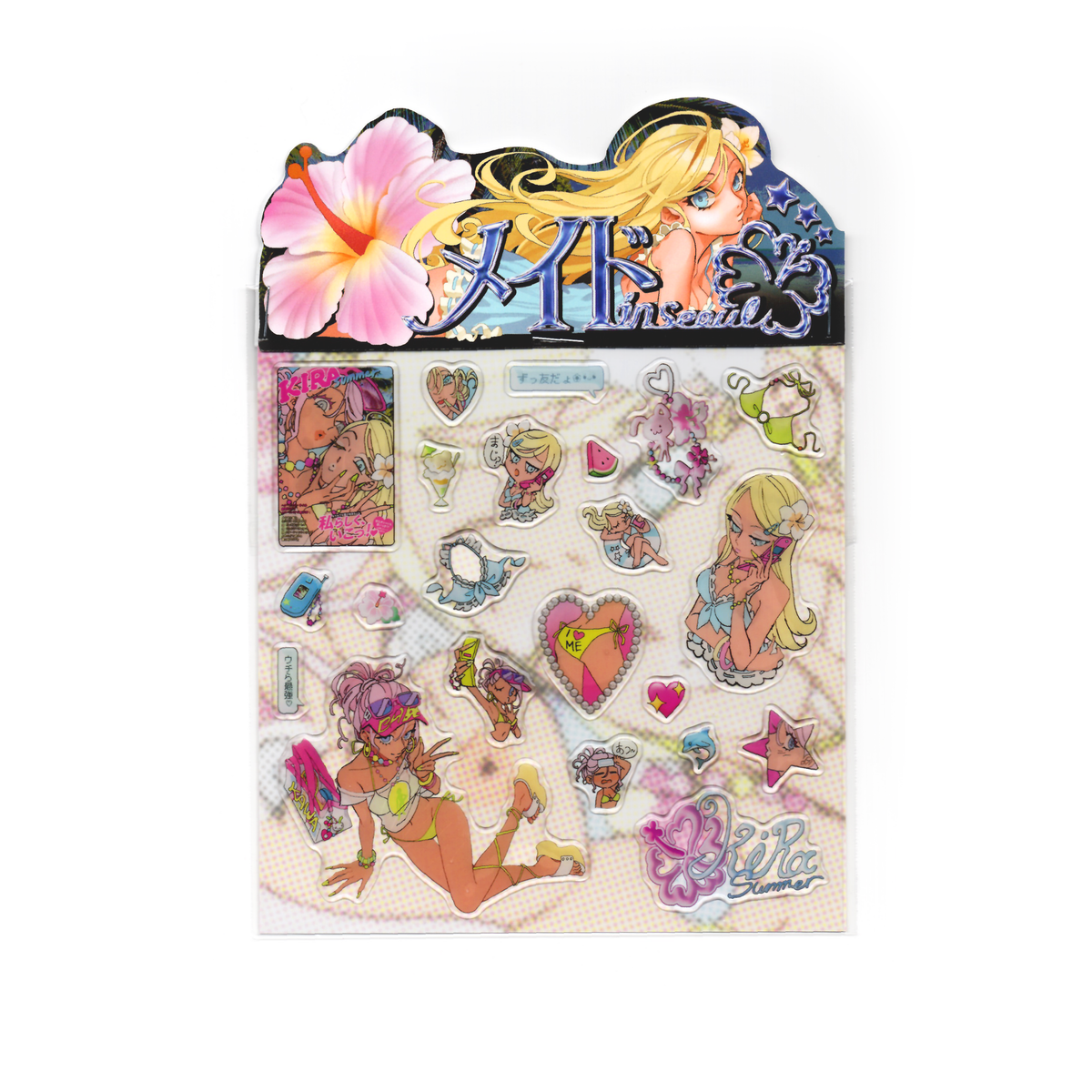 "Kira Summer" sticker sheet - Maid in Seoul
