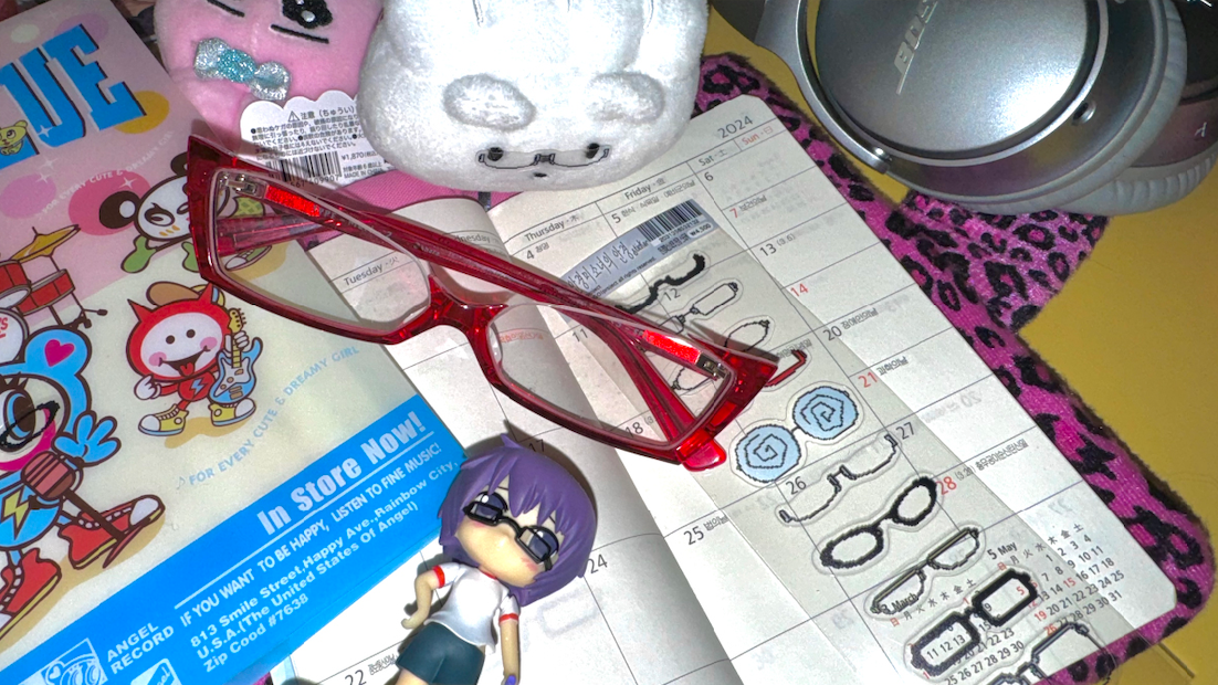 "bishojo's glasses sticker" - GOGO!Project