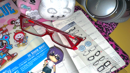 "bishojo's glasses sticker" - GOGO!Project