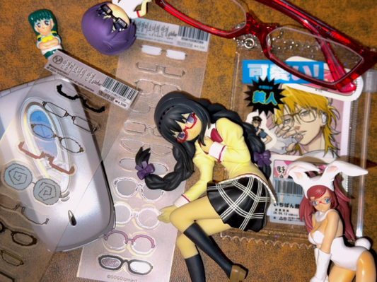 "bishojo's glasses (silver ver.)" sticker sheet - GOGO!Project