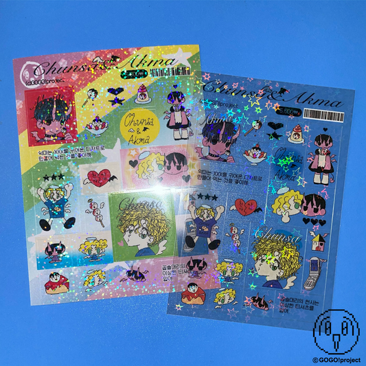 "Chunsa & Akma" sticker sheet - GOGO!Project