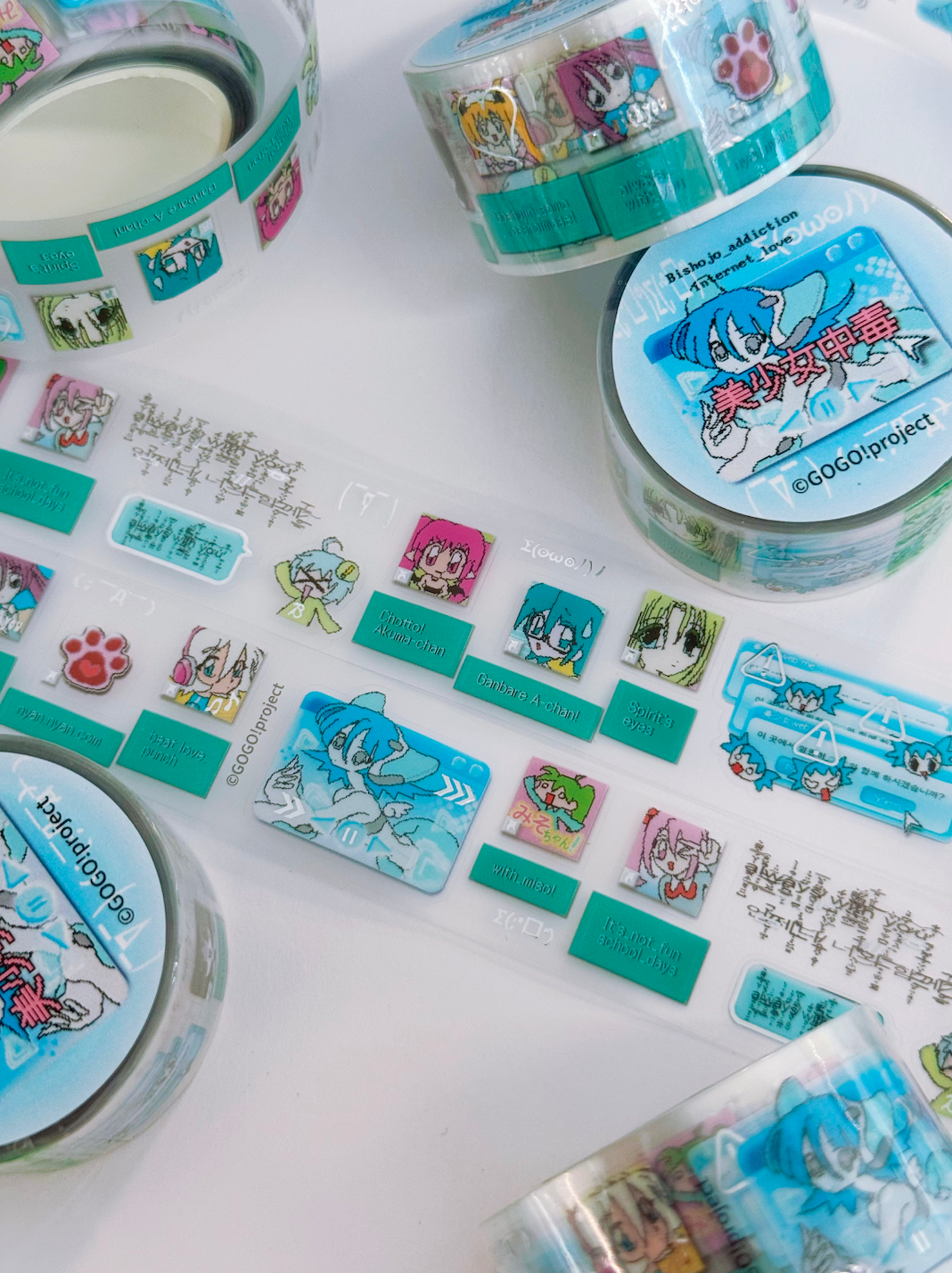 "Internet Love" sticker roll tape - GOGO!Project