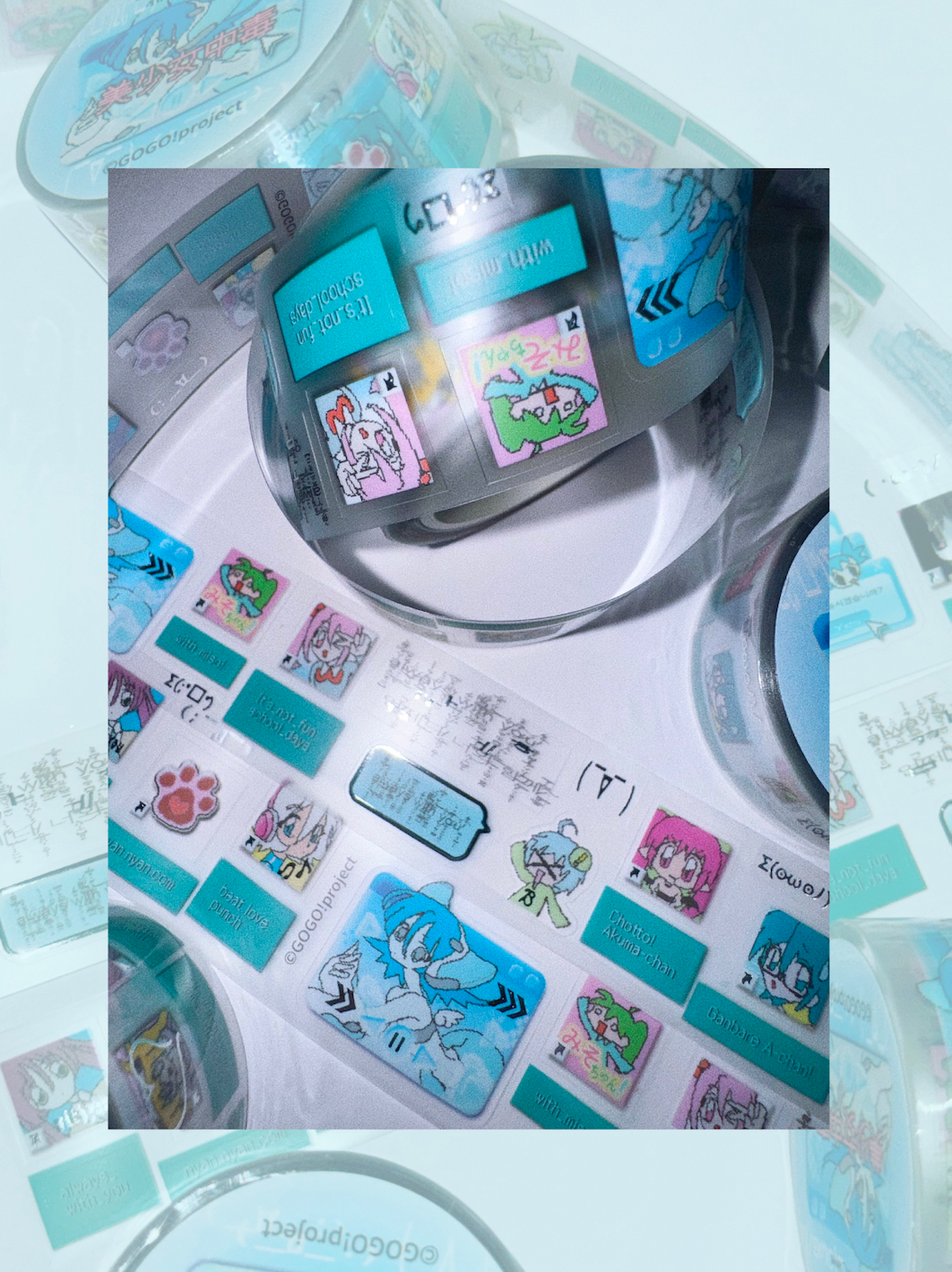 "Internet Love" sticker roll tape - GOGO!Project