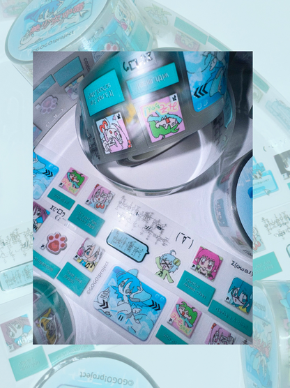 "Internet Love" sticker roll tape - GOGO!Project