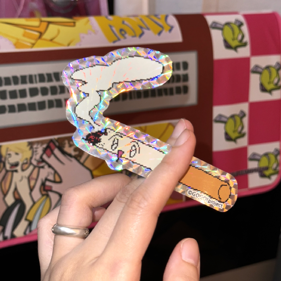 "tobacco-kun" stickers (2 type)  - GOGO!Project
