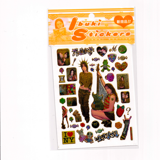 "Let's Rock" sticker sheet - Ibuki Sakai