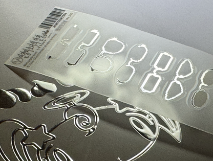 "bishojo's glasses (silver ver.)" sticker sheet - GOGO!Project