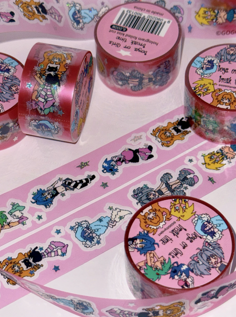 "Boys or Girls" stickers roll tape - GOGO!Project